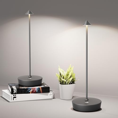Cordless Table Lamp Rechargeable 6000mAh Battery Outdoor LED Light by SHANGCAI