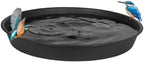 2 Pack Bird Bath Bowl 16", 2.3" Depth, 16 17 inch Plastic Extra Large Birdbath Bowl Only for Outdoor Garden, Ground Bird Bath, Bird Bath Tray, Bird Feeders (17", Black) - Image 3