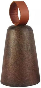Cast Iron Shaking Bell for Picnic Table/Coffee Shop, Handcrafted Hanging Door Bells with Hanging Ring, Bell Diameter 10.5cm by Unknown