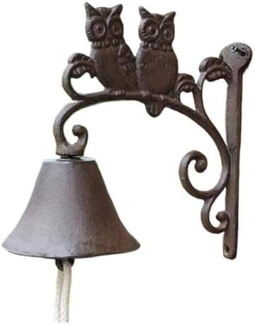 Dinner Bell,Cast Iron, Wall, Doorbell Hand Classic Decoration Wind Chime Hanging Fit by Unknown