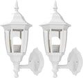 EMART Plastic Outdoor Wall Light Fixtures, Porch Sconces(2 Pack, White) by EMART