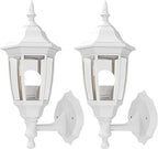 EMART Plastic Outdoor Wall Light Fixtures, Porch Sconces(2 Pack, White) by EMART