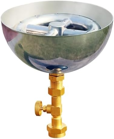 6 Inch Propane Fire Pit Bowl Kit, 88,000 BTU Multifunctional Outdoor Fire Table & Landscape Torch for Use with 1 lb Disposable Propane Tanks - Image 2