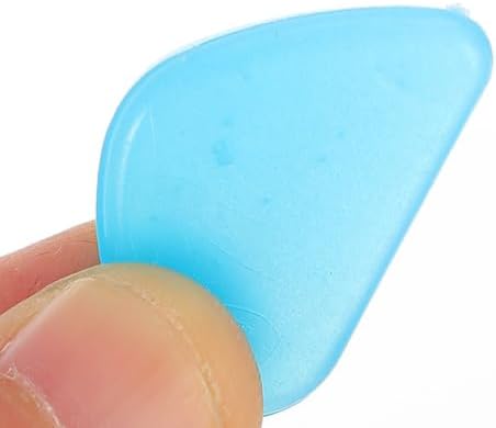 balacoo 400pcs Glow Pebbles Stones for Fish Tank Bonsai Garden Resin Smooth - Image 4