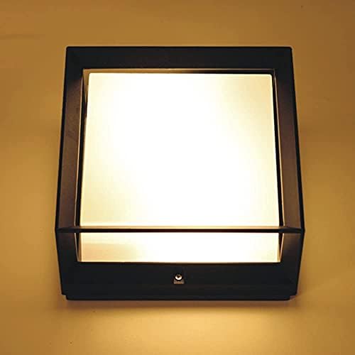 Strong Durable Ip54 European Waterproof Landscape Column Lamp Traditional Exterior Patio Lawn Street Lamp E27 Outdoor Retro Minimalist Black Crylic Lampshade Table Lamp P(22 * 10Cm) - Image 2
