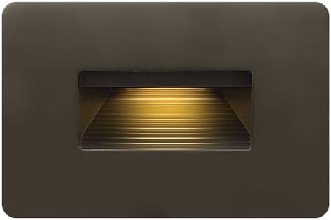 Hinkley Luna Horizontal 120V 3000K LED Outdoor Landscape Step Light, Bronze by Hinkley