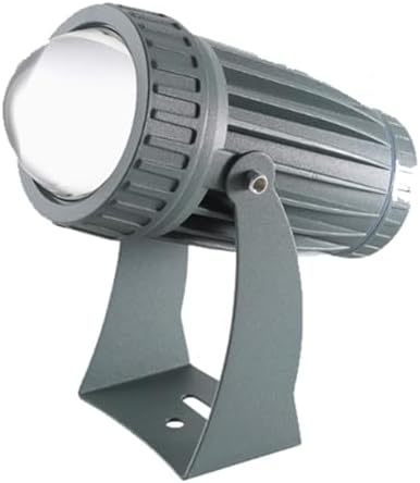 10W Led Spot Lights - Landscape Lamps, AC 220V Led Beam Light Outdoor Wall Lamp, IP67 Waterproof Narrow Beam Spotlight, 180° Adjustable Bracket Ground Light(Yellow,20W) by Unknown