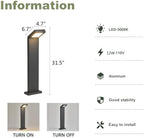 Landscape Path Lights IP65 Waterproof Bollard Light Outdoor Led Landscape Lighting for Commercial Garden Walkway Lawn Lamp 3000K LED Modern Pathway Lamp - Image 2