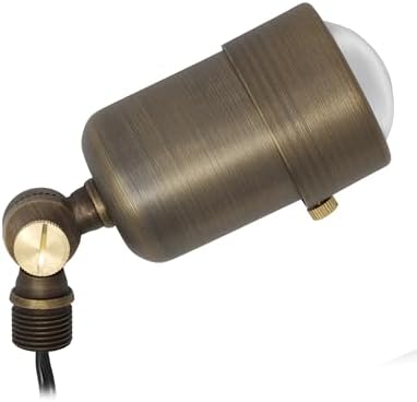 Lightkiwi S1997 Outdoor 12V Spotlight Brass Fixture for Low Voltage Landscape/Garden Lighting (Light Bulb Not Included) - Image 3