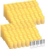 144-Pack LED Flameless Candles with Remote Control - Battery Operated, Timer, Dimmable, 3D Flame Flickering , Perfect for Halloween Christmas Parties,Wedding,Home Decor ,Gift and Special Occasions. - Image 2