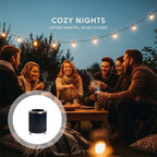 Black Wood Burning Fire Pit, Portable Tabletop Stove, Stainless Steel, Smokeless for Firewood, Outdoor Camping, Picnic, Backyard, 5.9 X 7.9 X 5.9 in - Image 4