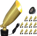 COLOER Die-cast Brass Landscape Spotlight 12-Pack, Copper Finish by COLOER