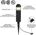 Low Voltage Landscape Lighting Aluminum LED Bollard Lights 4 Pack - Image 5