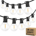 Bosceos 100FT 104 Bulbs G40 LED Globe String Lights Waterproof by BestChoiceforYourLife