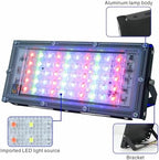 50W RGB LED Flood Light, 220V-240V AC, IP65 Waterproof Color-Changing Outdoor Spotlight with Remote Control(RGB-50 W) - Image 5
