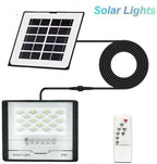 Floodlight L+E+D Solar Floodlight IP67 Solar Wall Light Outdoor with Remotes Control Height Lighting Energy Saving Water.Proof Courtyard Street(Model B,10W) - Image 4