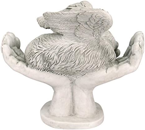 Design Toscano KY69909 in His Hands Cat Pet Grave Memorial Outdoor Garden Statue Monument, 15 inches wide, 12 inches tall, Handcast Polyresin, Antique Stone Finish - Image 4