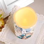 Beach Turtle LED Flameless Candles with Remote Timer Battery Powered Pillar Fake Lights Pack of 4 Waterproof Electric Candles for Bathroom Decor Mothers Day Gifts for Mom - Image 6