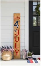 Calloway Mills 118875907 Happy 4th of July Porch leaner, 59" x 7.25" - Image 3