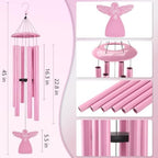 45" Wind Chimes for Outside Deep Tone - 6 Thicken Tubes Large Windchimes - Image 3