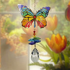 Woodstock Chimes Woodstock Rainbow Makers Collection, Crystal Wonders, 5'' Butterfly Crystal Wonders Crystal Suncatchers for Outdoor, Patio, Home or Garden Décor (CWBUT) - Image 2