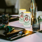 Set of 2 Flameless Candles Bulk Christmas Snowman Battery Operated Candles with Timer Remote LED Pillar Lights for Dining Table Lanterns - Image 4