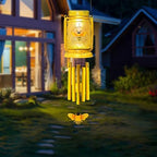 1 Pack Solar Bee Wind Chimes for Outside, Mother' s Day Gifts for Mom Women Grandma, Solar Mason Jar Wind Chime Light Unique Hanging Wind Chimes Outdoor, IP65 Waterproof for Yard Garden Terrace - Image 5