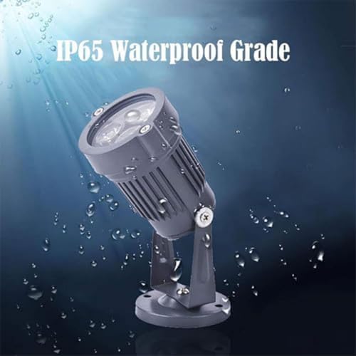 2pcs Outdoor Spotlights - 3W LED Floodlight, Spotlight Led Beam Light, IP65 Waterproof Advertising Billboard Spotlight, for Lawn Garage Patio Illumination(Green,3W(12V)) - Image 4