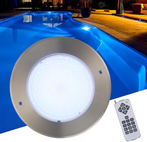 LED Pool Light Inground Pool, 12v RGB Color Changing Pond Lights by JiadengcaiLighting