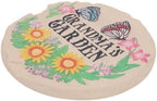 Resin Stepping Stones with Ground Stakes, Round Decorative for Lawn Patio - Image 2