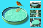 Farm Innovators Heated Bird Bath, 1 Quart Capacity, Outdoor Decor Shallow Bath Tray for Birds - Birdbath with Deck, Clamp, and Ground Mount Options - Image 3