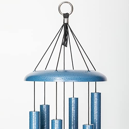 Corinthian Bells by Wind River - 30 inch Sky Blue Wind Chime for Patio, Backyard, Garden, and Outdoor Decor (Aluminum Chime) Made in The USA - Image 5