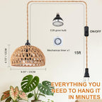 9in Hanging Grow Light for Indoor Plants, 30W Full Spectrum Plant Light - Image 2
