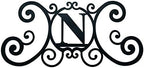 Large 24" Last Name Art Wall Decor,Family Name Plaque Wall Decoration,Last Name Sign Rustic,Metal Wall Decoration,Wrought Iron Hanging Art,Initial Decor,Monograms,Home Front Door Outdoor Decor by Unknown