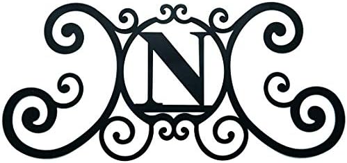 Large 24" Last Name Art Wall Decor,Family Name Plaque Wall Decoration,Last Name Sign Rustic,Metal Wall Decoration,Wrought Iron Hanging Art,Initial Decor,Monograms,Home Front Door Outdoor Decor by Unknown