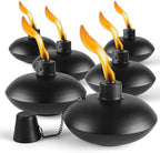 ZSZMFH 6 Pack Metal Table Top Torches,18 oz Citronella Torches for Outside by ZSZMFH