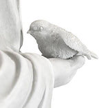 Design Toscano Francis of Assisi, Patron of Animals Religious Garden Decor Statue, 37 inches Tall, Cast Stone Resin, Antique Stone Finish - Image 6