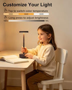 LED Cordless Lamp 5000mAh Outdoor Table Lights Rechargeable Rust - Image 2
