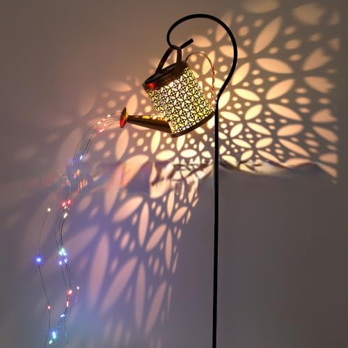 Solar Watering Can Garden Stake Light, Decorative LED Outdoor Yard Light - Image 6
