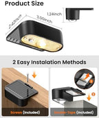 JOFIOS Fence Lights Solar Powered 12 Pack, 3000/4000/6000K 3 Modes, IP44 Waterproof Solar Deck Lights Outdoor, Dusk to Dawn Solar Step Lights for Outside, Deck, Backyard, Step, Patio, Stair Railings - Image 4
