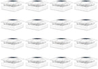 Peasur 16 Packs 4x4 White Solar Post Cap Lights Outdoor with 3 Modes by Peasur