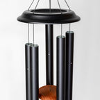 Shenandoah Melodies by Wind River – 47 inch Black Wind Chime for Patio, Backyard, Garden, and Outdoor décor (Aluminum Chime) Made in the USA - Image 3