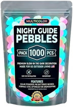 1000pcs Glow in The Dark Garden Stones (Multicolor) by Unknown
