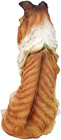 Design Toscano QL6925 Long-Haired Collie Dog Statue,full color - Image 5