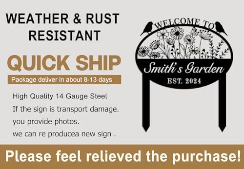 Personalized Garden Stake Metal Sign, Bird Garden Signs, Custom Butterfly Gardens Decor, Personalized Gardens Stakes For Outdoors, Lawn Decor, Flower Sign Plaque, Yard Sign. - Image 6