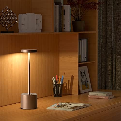 Cordless Table Lamp Rechargeable,Battery Powered LED Outdoor Table Light - Image 3