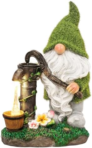 TERESA'S COLLECTIONS Garden Gnomes Decor with Solar Lights10 by TERESASCOLLECTIONS
