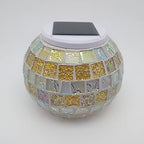 Lxcom Lighting Solar Color Changing Mosaic Lamp Glass 3D Colorful Ball Lights Globe Ball Rechargeable Solar Table Lamp Decorative Waterproof Solar Night Light for Outdoor Indoor Garden Patio Yard - Image 4