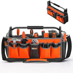 19 Inch Open Tool Tote Bag with Heavy-Duty Handle for Electrician - Image 2
