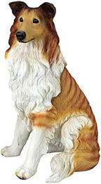 Design Toscano QL6925 Long-Haired Collie Dog Statue,full color by DesignToscano